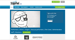 Desktop Screenshot of en.stagepool.com