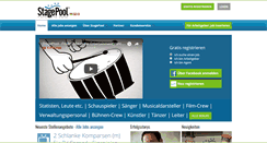 Desktop Screenshot of de.stagepool.com