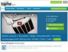 Tablet Screenshot of de.stagepool.com